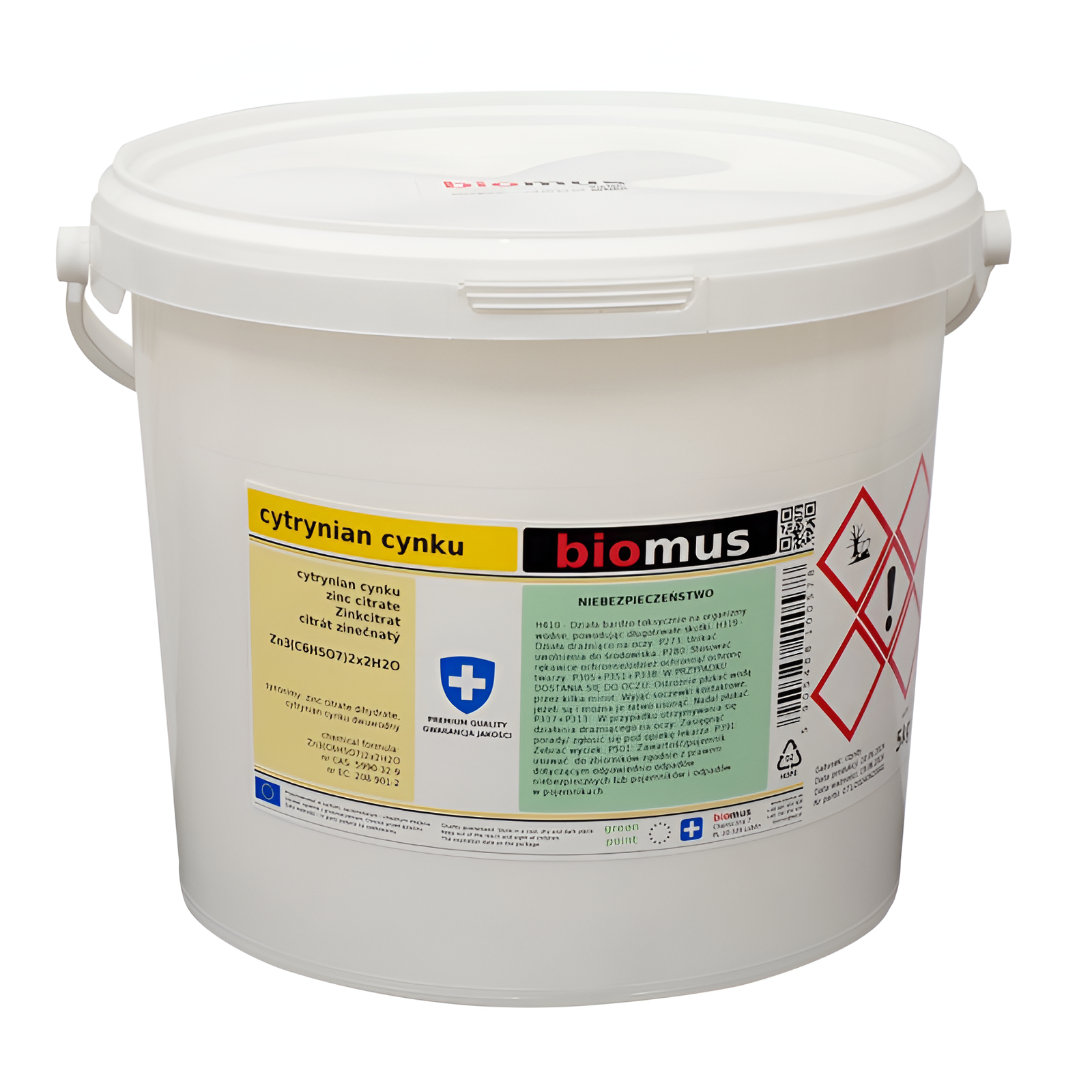 Zinkcitrat Dihydrat 5kg BIOMUS - Biolaboratorium