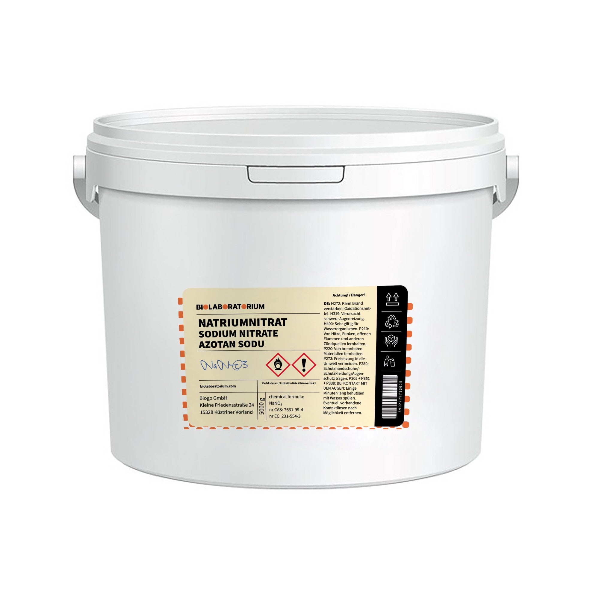 Natriumnitrat 25kg BIOLABORATORIUM - Biolaboratorium