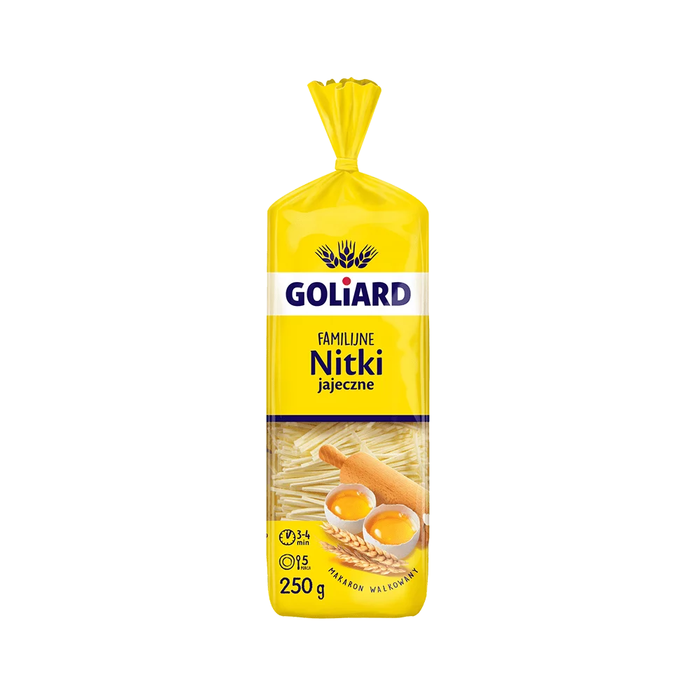 GOLIARD ROLLED NINE PASTA 250 G - Biolaboratorium