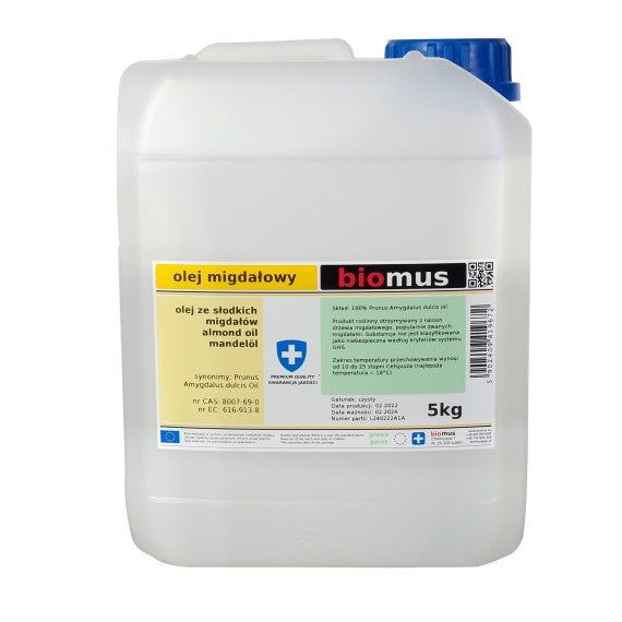Mandelöl 5L BIOMUS - Biolaboratorium