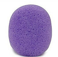 Konjac-Schwamm zur Gesichtsreinigung "Tropfen" Lavendel - BEBEVISA - Biolaboratorium