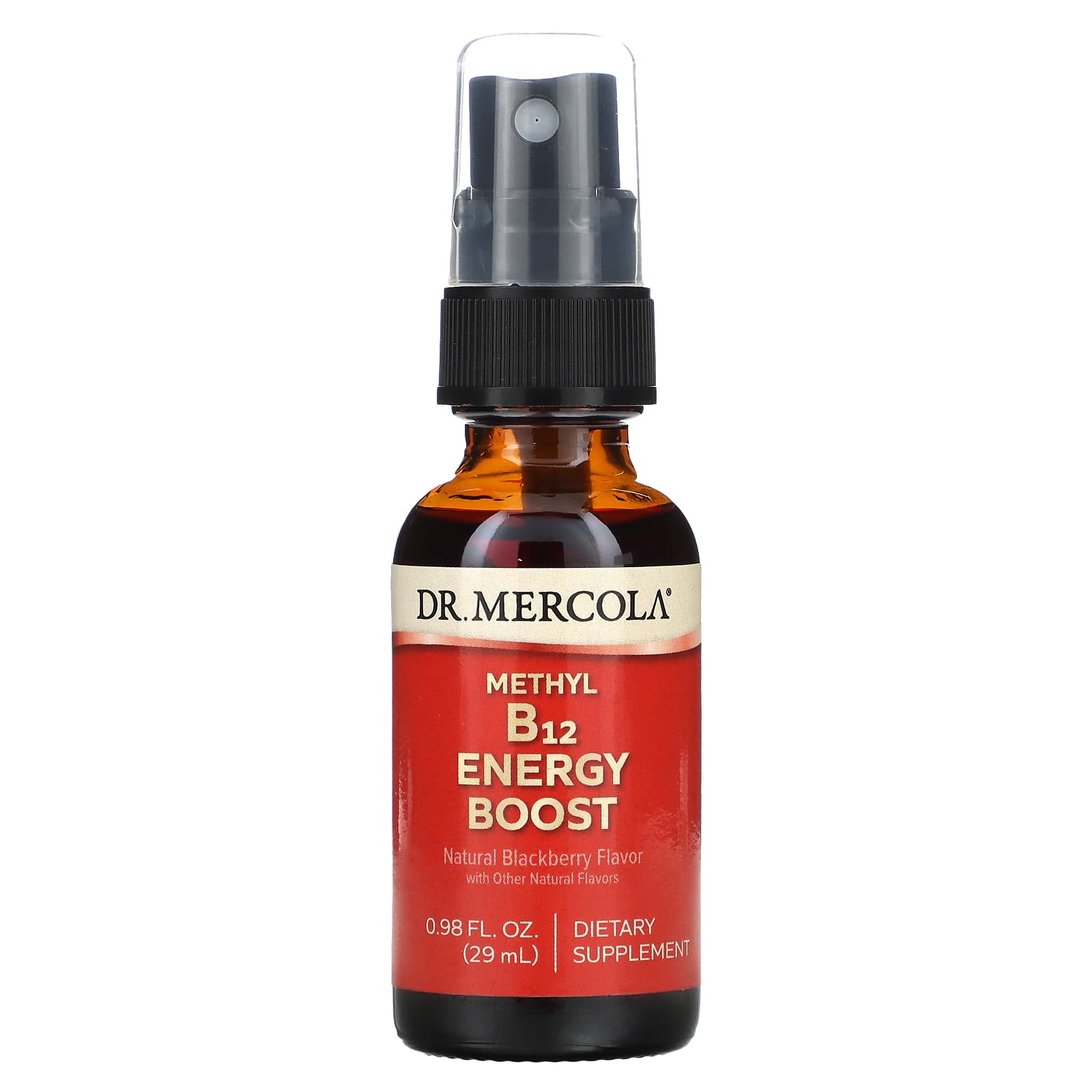 Vitamin B - 12 B12 Energy Booster Spray 166mcg 25ml DR. MERCOLA - Biolaboratorium