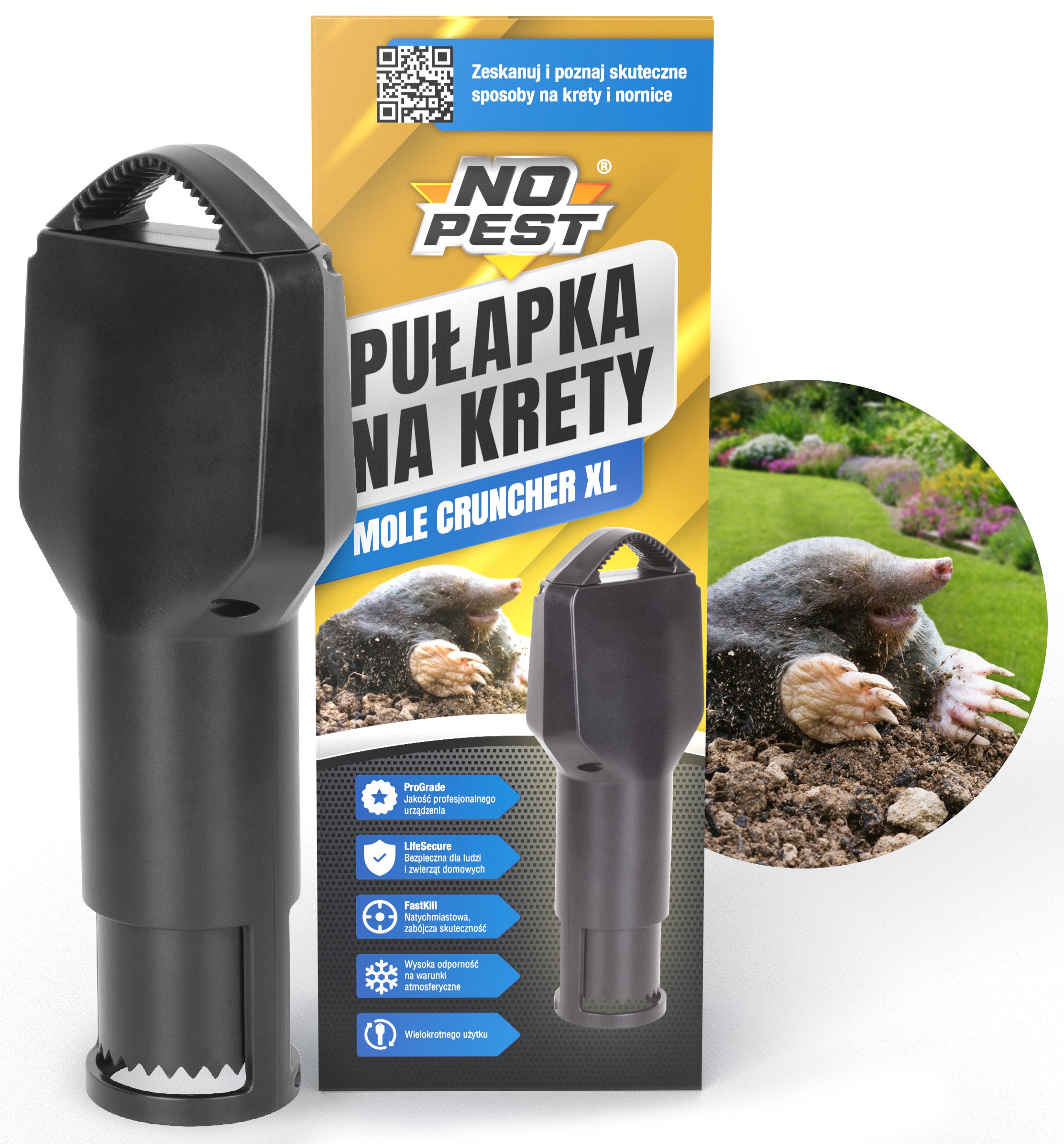 TRAP SNAP MAULWURFFÄNGER FÜR MAULWÜRFE UND WÄHLE, KEIN PEST MAULWURF-CRUNCHER - Biolaboratorium