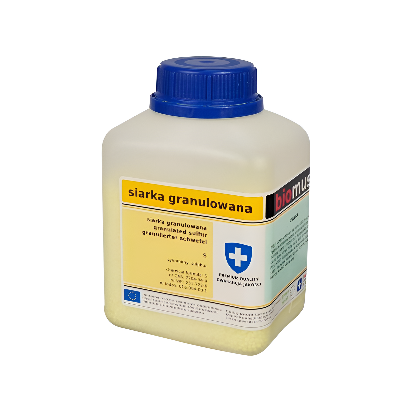 Granulierter Schwefel 500g BIOMUS - Biolaboratorium
