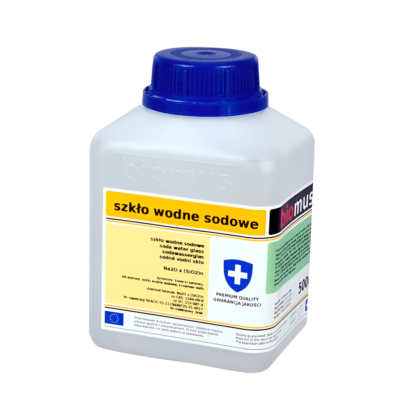 Sodawasserglas Natrium Wasserglas Natronwasserglas 500ml BIOMUS - Biolaboratorium