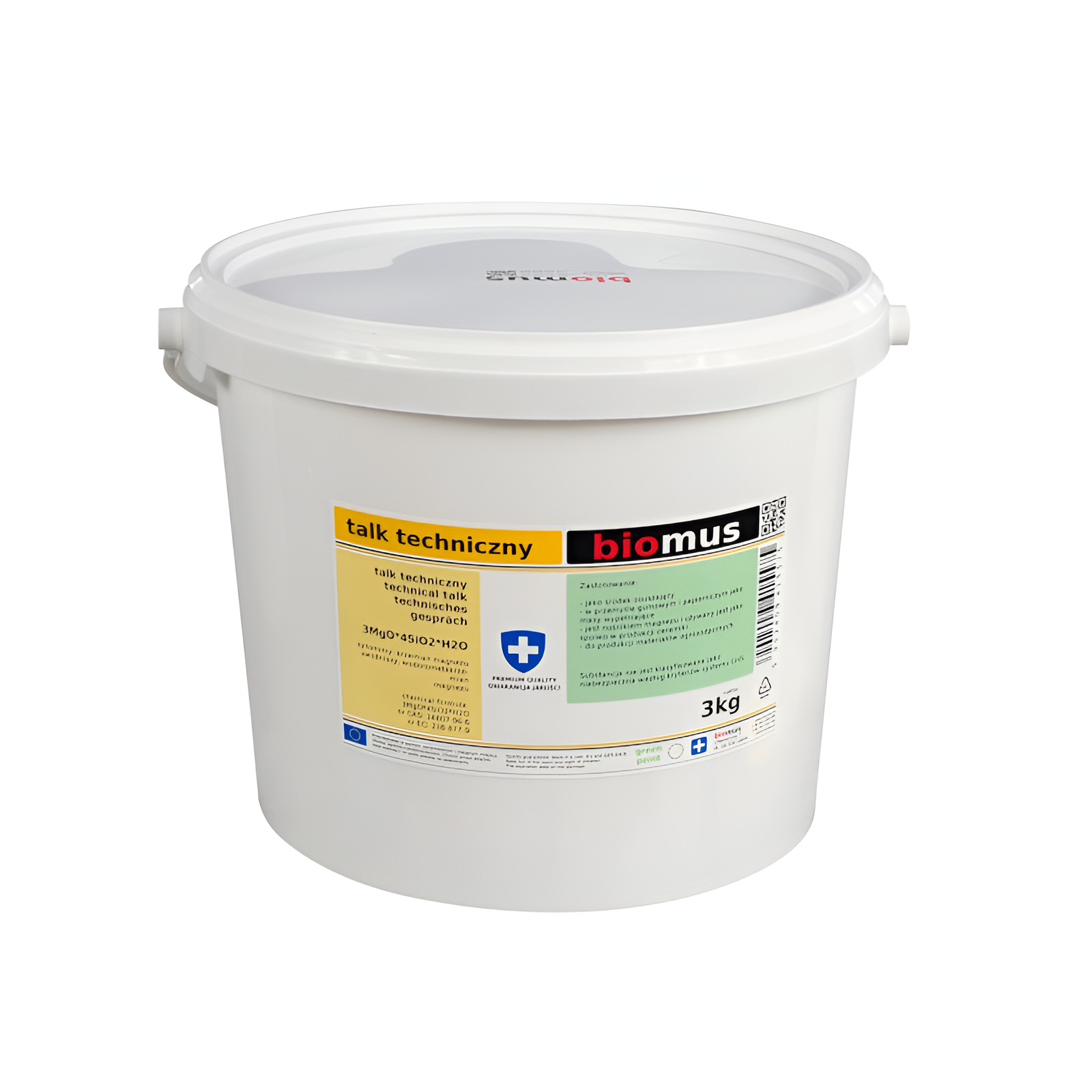 Technisches Gespräch. Talkum. 3kg BIOMUS - Biolaboratorium