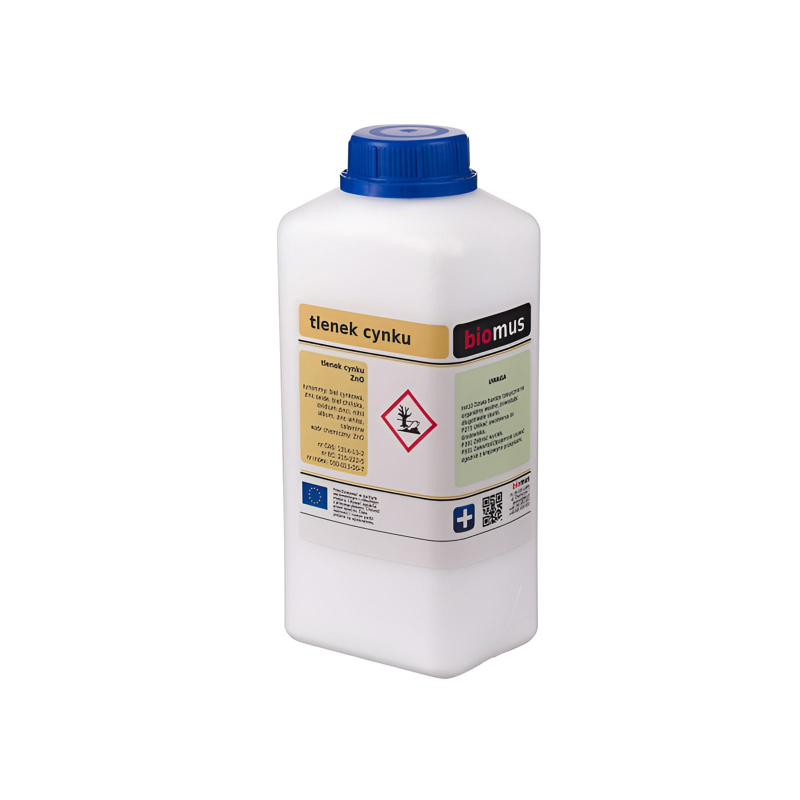 Zinkoxid ZnO Zinkweiß 1 kg BIOMUS - Biolaboratorium