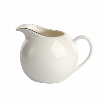 Milchkännchen mit goldener Linie 200 ml Bella