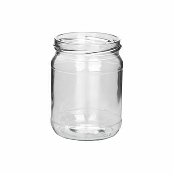 Glas 520 ml ohne Deckel (6 Stk.)