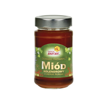Korianderhonig aus der Gegend von Burgas Sądecki Bartnik 300g