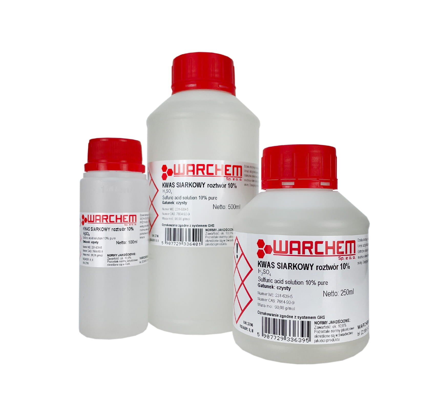 SCHWEFELSÄURE 10 % - rein 100 ml WARCHEM