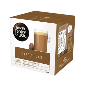 Kaffeekapseln Dolce Gusto Cafe Au Lait Nescafe 160g