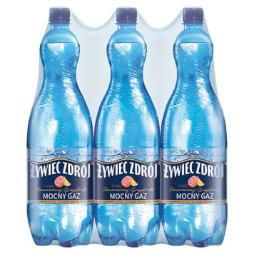 Żywiec Zdrój Starkes Gas und eine Note Orange – Grapefruit 6x1,5l