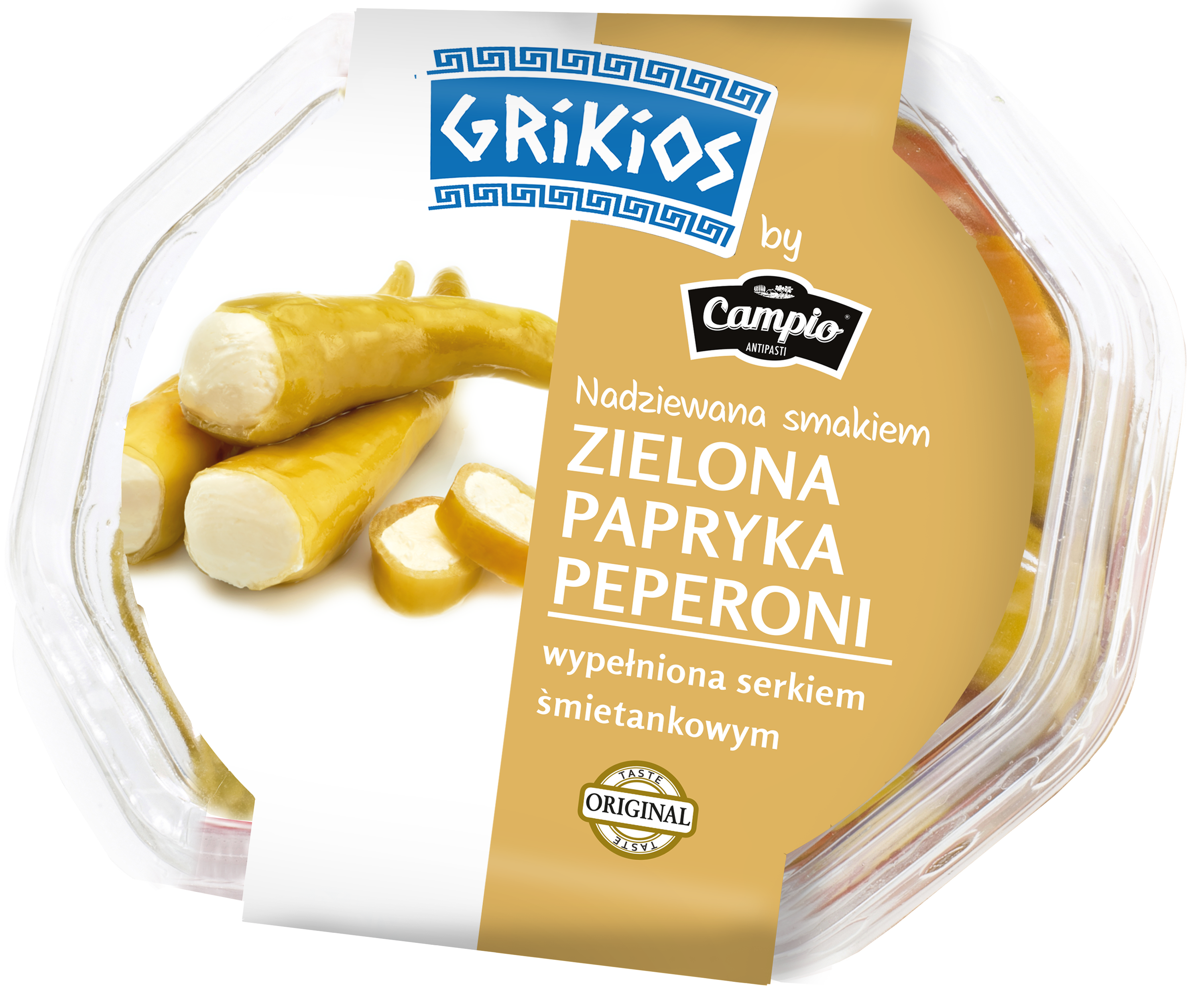 Grikios grüne Peperoni mit Käse 250g