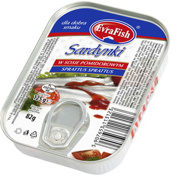 Sardine in Tomatensauce Evrafish 125g