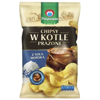 Mit Meersalz geröstete Kartoffelchips Przysnacki 125g