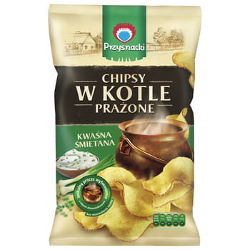 Geröstete Kartoffelchips mit Sauerrahm Przysnacki 125g