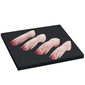 Fleisch von der Schweinekeule vakuumieren, ca. 2 kg