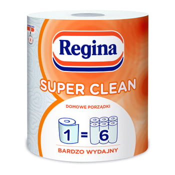Regina Super Clean 2-lagiges Handtuch 1 Rolle