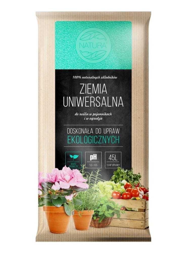 Universeller Boden, perfekt für den ökologischen Landbau Natura 45l