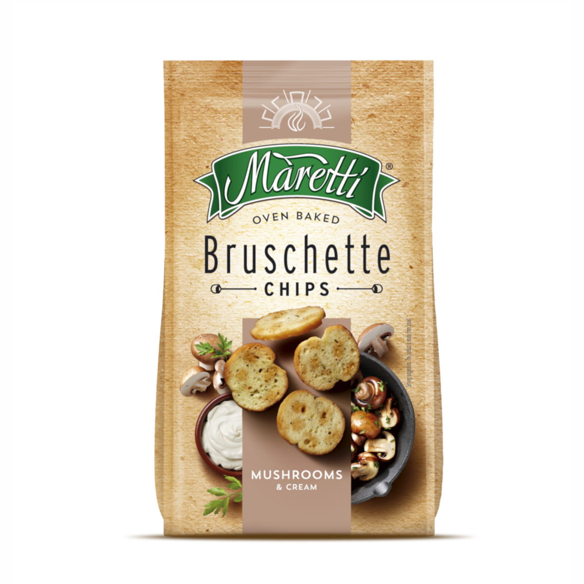 Bruschetta Maretti Brotchips Pilze in Sahne 70g