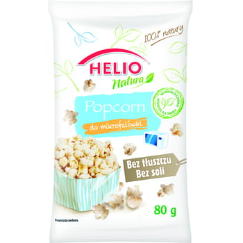 Popcorn ohne Zusatz von Fett und Salz Helio Natura 80g