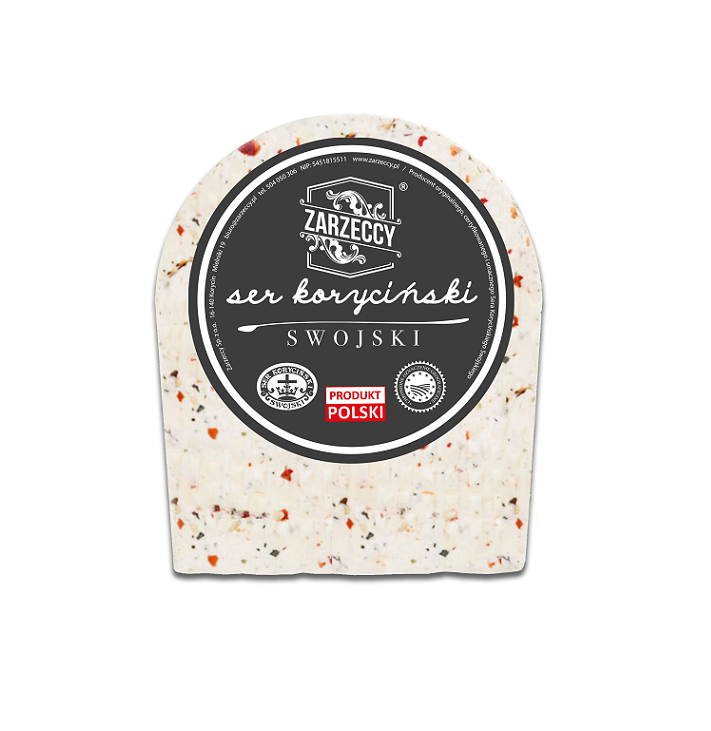 Aus der Waage: Koryciński-Käse mit Tomaten und Basilikum (ein Stück von etwa 250 g)