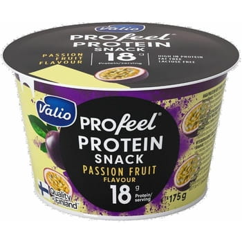 Proteinreicher Käse mit Passionsfruchtgeschmack b/la Valio 175g