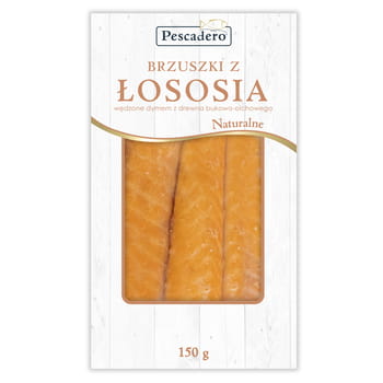 Mit Pescadero-Rauch geräucherte Lachsbäuche 150g