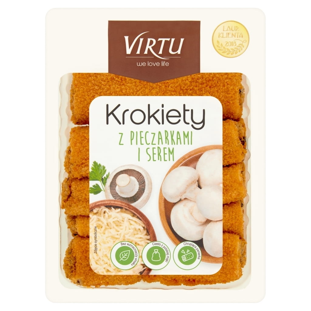 Kroketten mit Pilzen und Virtu-Käse 400g