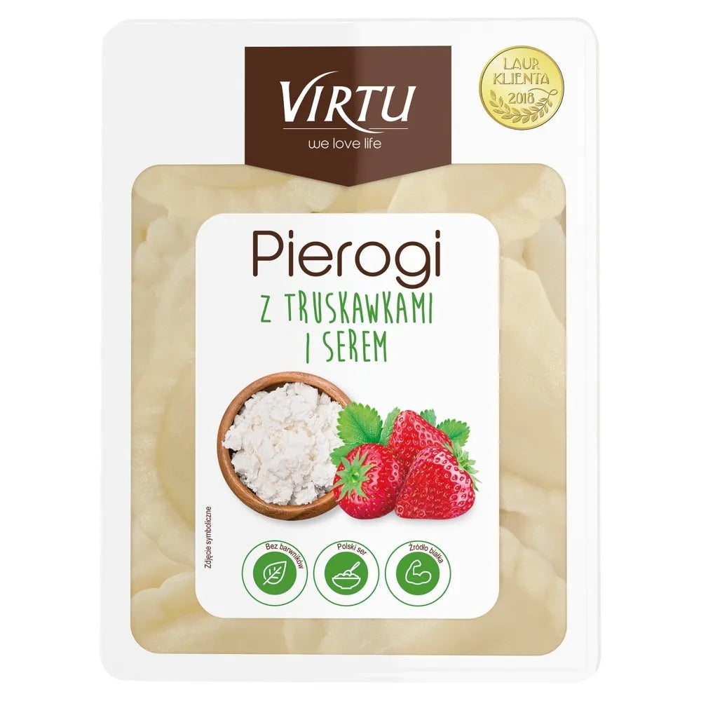 Knödel mit Erdbeeren und Virtu-Käse 400g