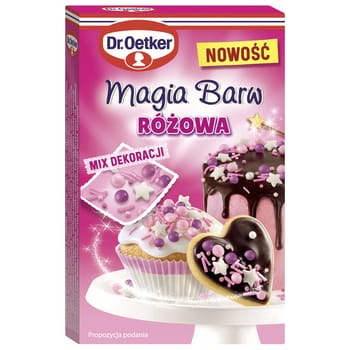 Dekorationsmix Magic of Colors Pink Dr. Oetker 70g