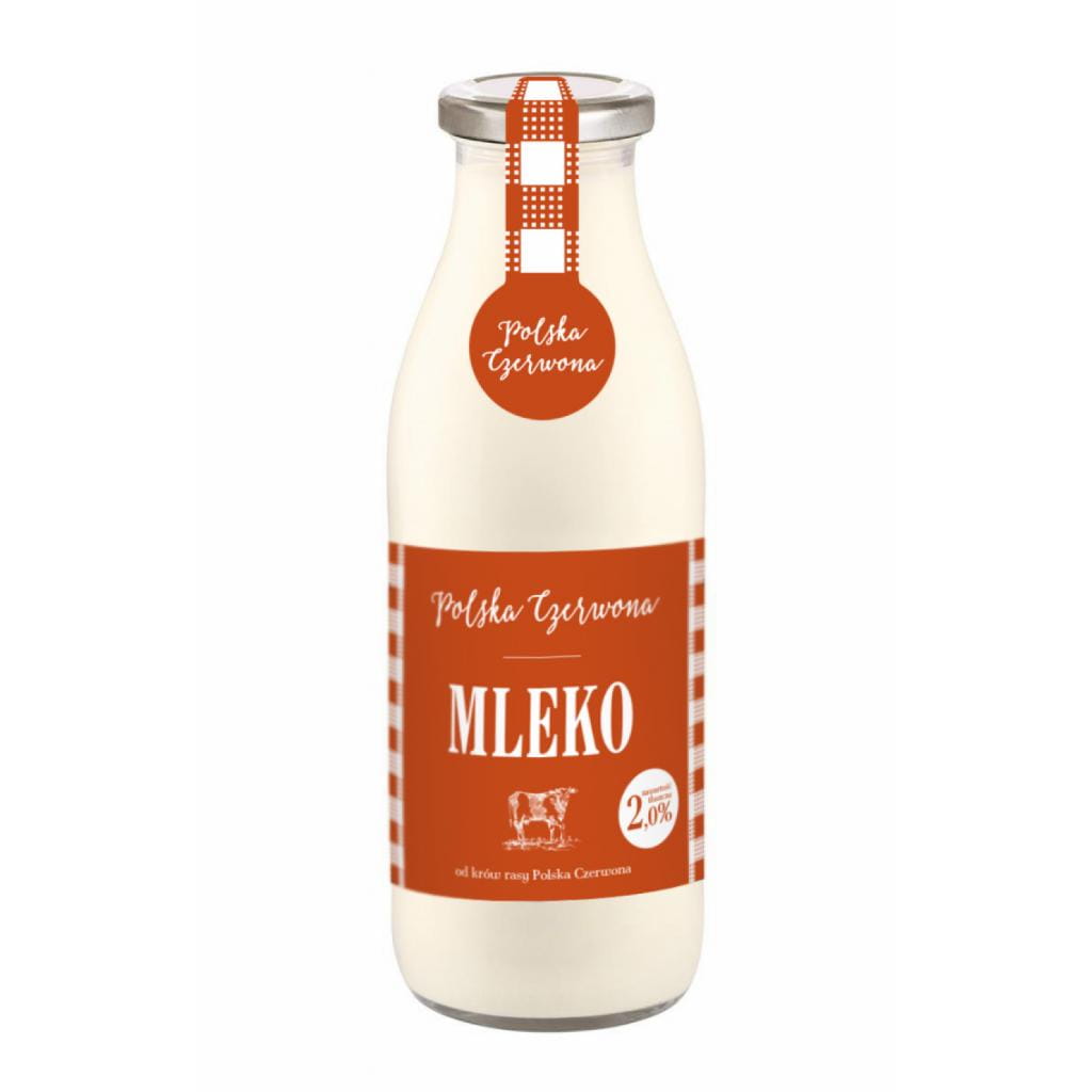 Mleko Bocheńskie Poland Red 3,2% im Glas 1l