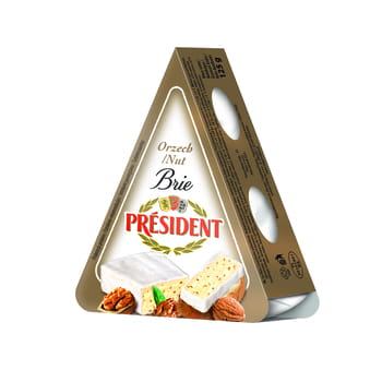 Brie mit Nüssen President 125g