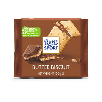Milchschokolade mit Keks Ritter Sport 100g