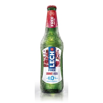 LECH FREE Granatapfel und Acai alkoholfreies Bier 20x500ml Flasche