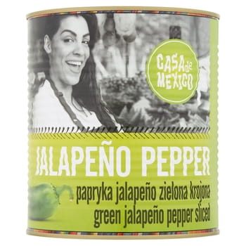 Casa De Mexico, geschnittener grüner Jalapenopfeffer, 2,9 kg