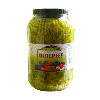 Griechischer goldener Pfeffer, geschnitten, Kostopulos, 3,6 kg