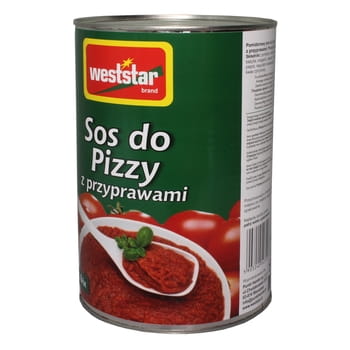 Tomaten-Pizzasauce mit Gewürzen 12-14 % Weststar 4,15 kg
