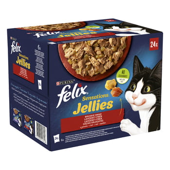 Felix Sensations Mix Katzenfutter 2,04 kg (24x85g)