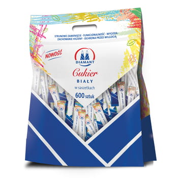 Weißer Zuckerbeutel Diamant 5gx600 Stück 3kg