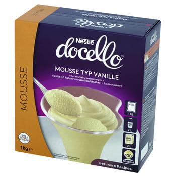 Docello-Mousse mit Vanillegeschmack, 1 kg