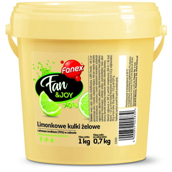 Fan&Joy Fanex Limetten-Gel-Kugeln 1 kg/0,7 kg