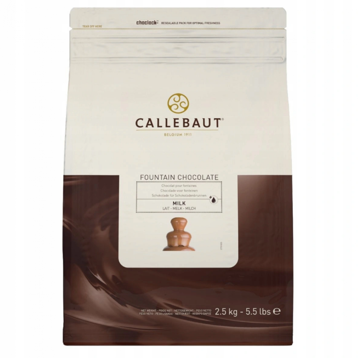 Milchschokolade für Brunnen Barry Callebaut 2,5 kg