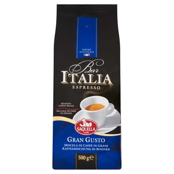 Kaffeebohnen Saquella Bar Italia Gran Gusto 500g