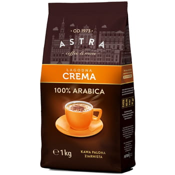 Kaffeebohnen Crema mild Astra 1kg