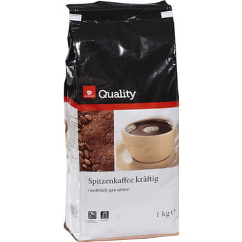 Gemahlener Kaffee stark geröstet TGQ 1kg