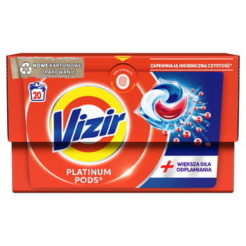 Waschkapseln Platinum Pods mit größerer Fleckenentfernungskraft Vizir 20 Stk.