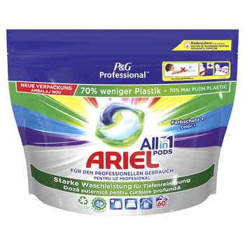Professionelle Allin1 Color+ Ariel Waschkapseln 60 Stk.