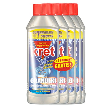 Granulat zum Entstopfen von Rohren Kret 4+1 gratis 280g